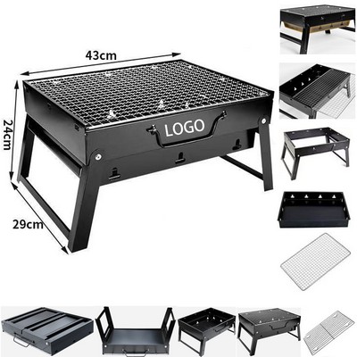 Folding Portable Outdoor Barbecue Grill