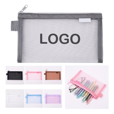 Interesting Mesh Pencil Pouch