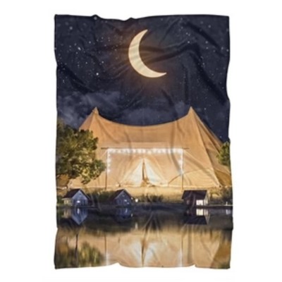 Sublimated 270GSM Silky Touch Fleece Blanket- 30" X 40" - USA Printed