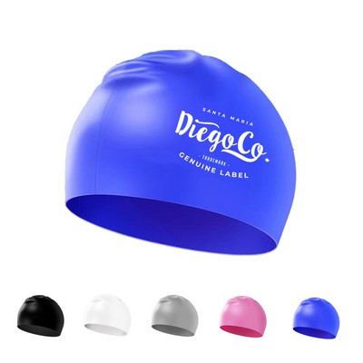 Chlorine-Resistant Silicone Swim Cap