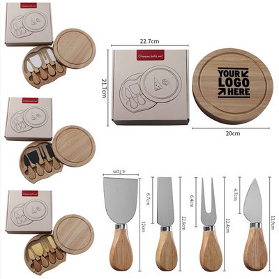 Cheese Board With Tools Set