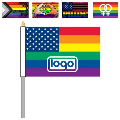 12" X 18" Rainbow Flag
