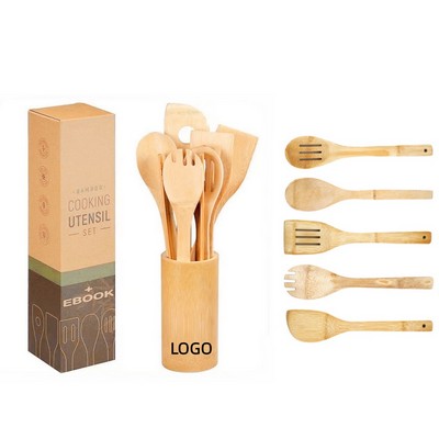 Bamboo Cooking Utensil Set