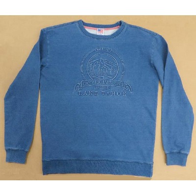 Denim Crewneck Sweatshirt