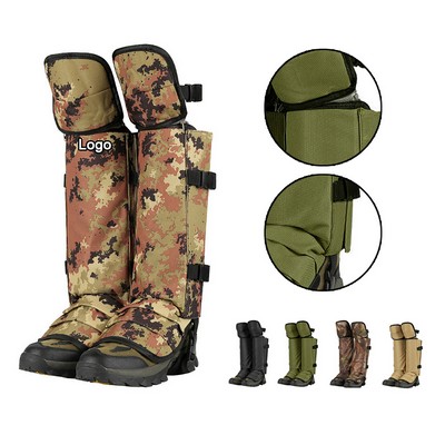 Outdoor Waterproof Hiking Snow Protection Leg Covers Gaiters