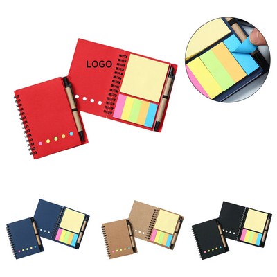 Spiral Sticky Notes Notebook