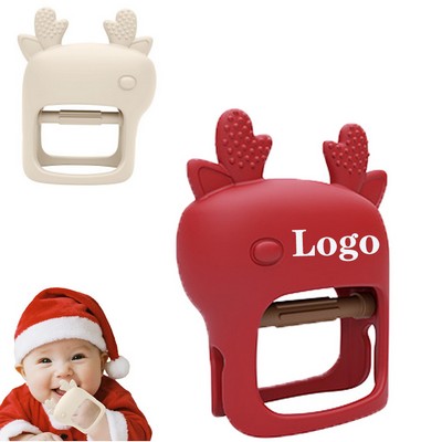 Baby Christmas Stocking Teeting Mittens For Babies Infant