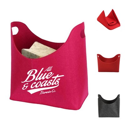 Sustainable Felt Firewood Bag
