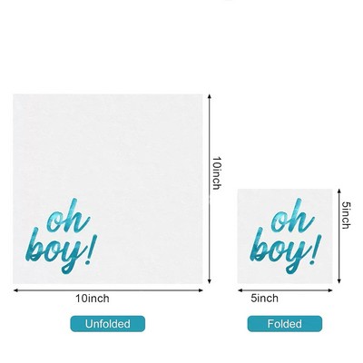 Printed Advertising Paper Square Napkins