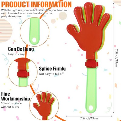 Plastic Hand Clapper Noise Maker Cheer Tool