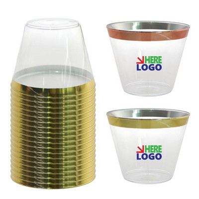 9 oz Clear Plastic Cups