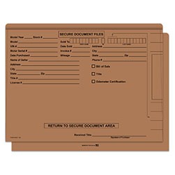 FileRight™ Brown Color Code Deal Jacket Folder