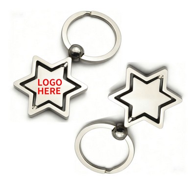 Celestial Star Twirl Keychain