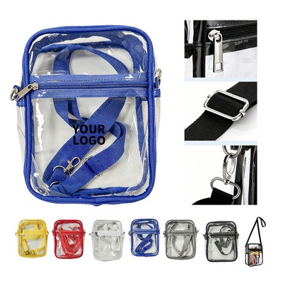 Transparent PVC Crossbody Purse