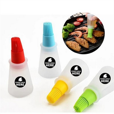 BBQ Sauce & Oil Silicone Brush Bottle