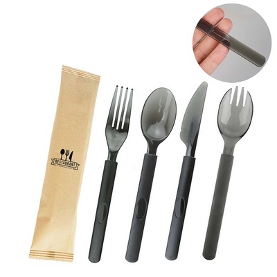 Disposable Sporks Heavy Duty Plastic Cutlery