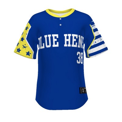 Youth FreeStyle Sublimated Turbo Lightweight Two-Button Baseball Jersey