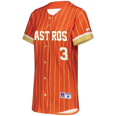 Girls FreeStyle Sublimated Full-Button Softball Jersey