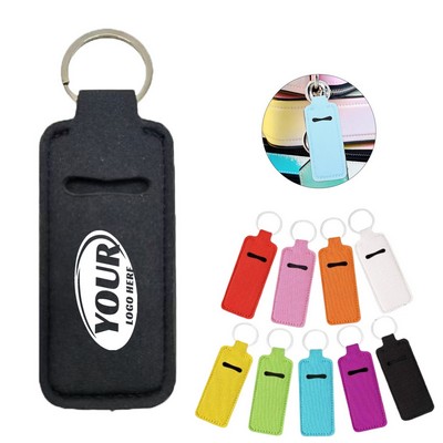 Portable Neoprene Lipstick Holder Keychain