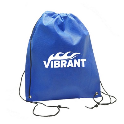 Custom Sports Crossweave Drawstring Bag