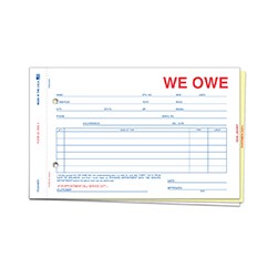 TruForm™ 3-Part Plain We Owe Form