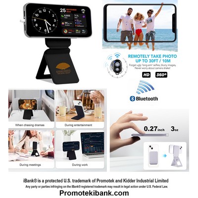 iBank ® Snap Tripod Compatible with iPhone 17/16/15/14 + Bluetooth Remote