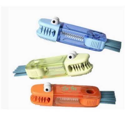 3-in-1 Cartoon Monster Cup Lid Gap Cleaning Brush