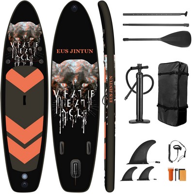 10.5' Full Color Imprint Inflatable Stand Up Paddle Board