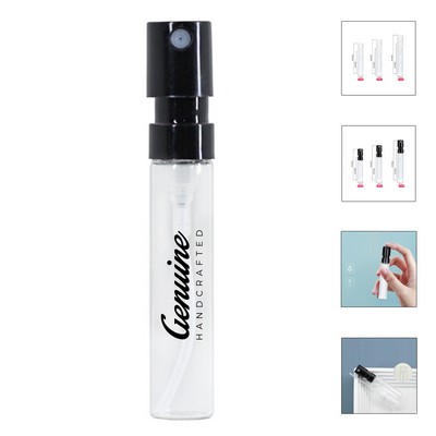 Mini Clear Glass Perfume Bottle