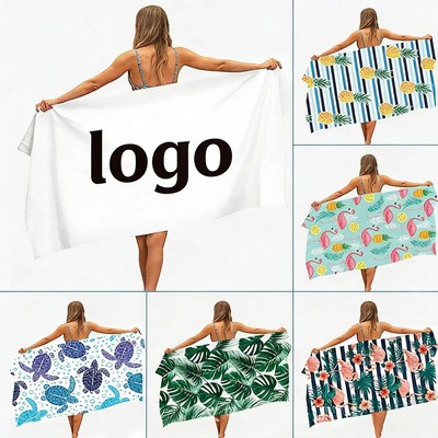 30"x60" Microfiber Beach Towels for Travel