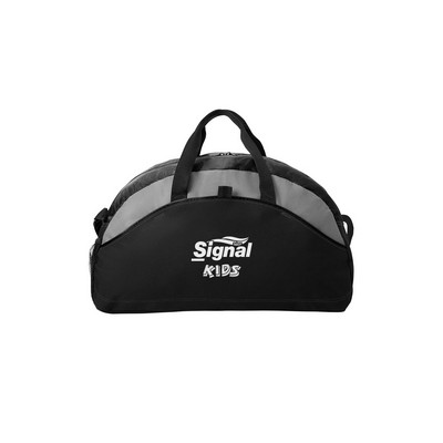 Port Authority® Medium Contrast Embroidered Duffel