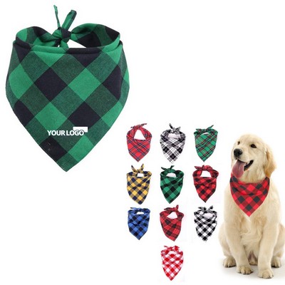 Plaid Pet Neckerchief