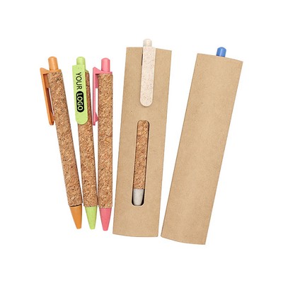 Eco Friendly Cork Ballpoint Pen