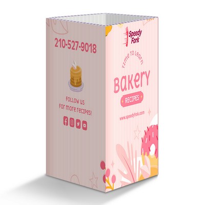 8"x5" Full Color Corrugated Table Tents - 4 Sided