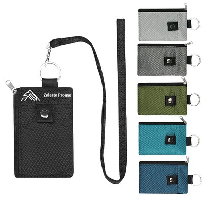 Neck Strap Waterproof Wallet