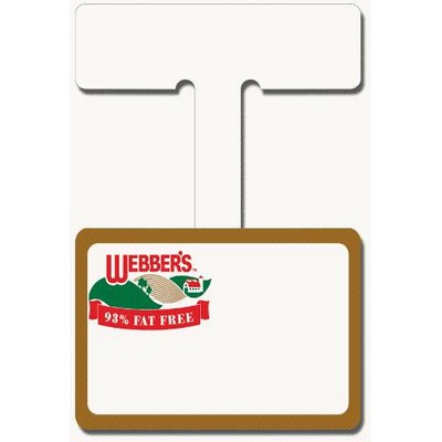 Rectangle Vinyl Shelf Dangler Sign (Spot Color)