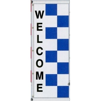 8' x 3' Race Style Sleeved Message Flag
