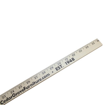 Clear Lacquer Finish Heavy Duty Yardstick
