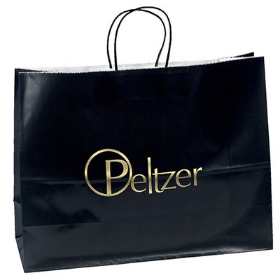 Aubrie™ - Gloss Shopper - Foil Print (16" x 6" x 12")