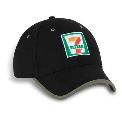 Dakar Double Piqué Cap w/Contrast Peak Binding