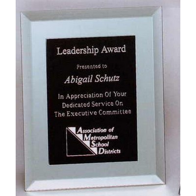 Green Beveled Mirror Plaque (12"x15")