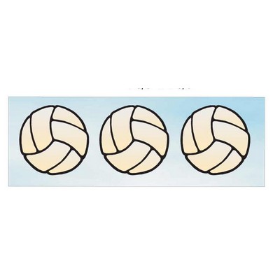 Volleyball Panoramic Metal Photo Magnet (1.625"x4.625")