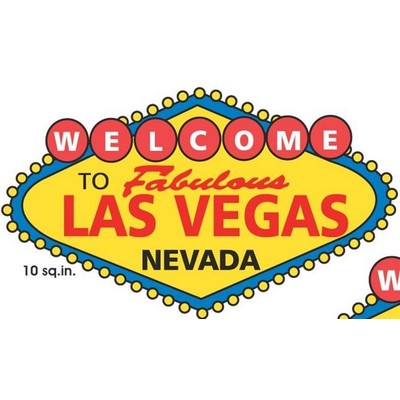 Welcome to Las Vegas Maxi Magnet (10 Square Inch)