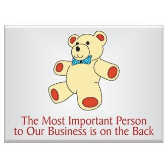 Teddy Bear Rectangle Photo Hand Mirror (2½"x3½")