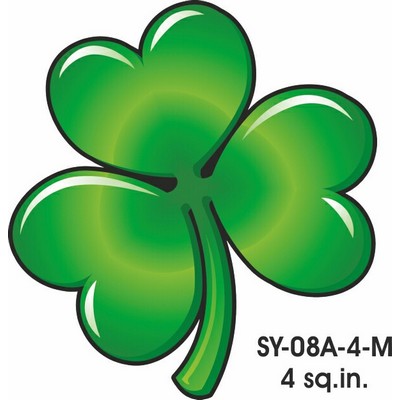 Shamrock Magnet w/ Full Magnetic Back (4 Square Inch)