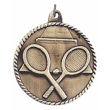 Medals, "Tennis" - 2" High Relief