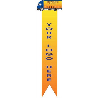 Commercial Truck Bookmark w/ Black Back
