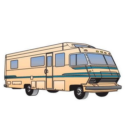 Recreational Vehicle Promotional Magnet w/ Strip Magnet (6 Square Inch)