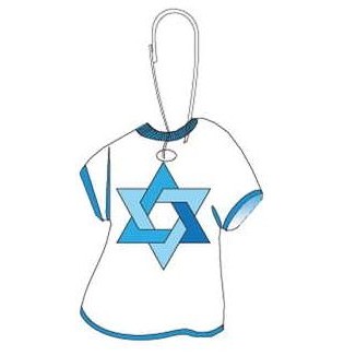 Star Of David T-Shirt Zipper Pull