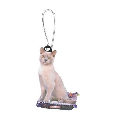 American Burmese Cat Zipper Pull
